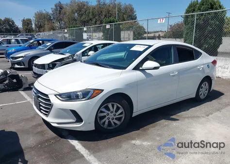 2017 Hyundai Elantra Se from USA, damaged, VIN 5NPD74LF4HH061077